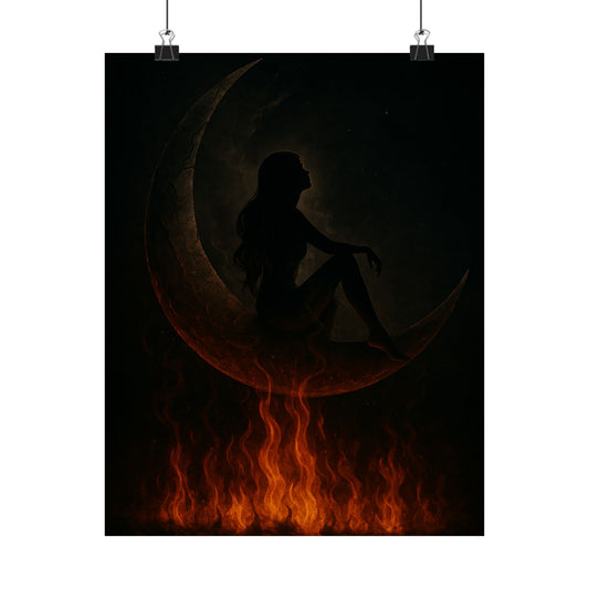 Mystical Moon Poster