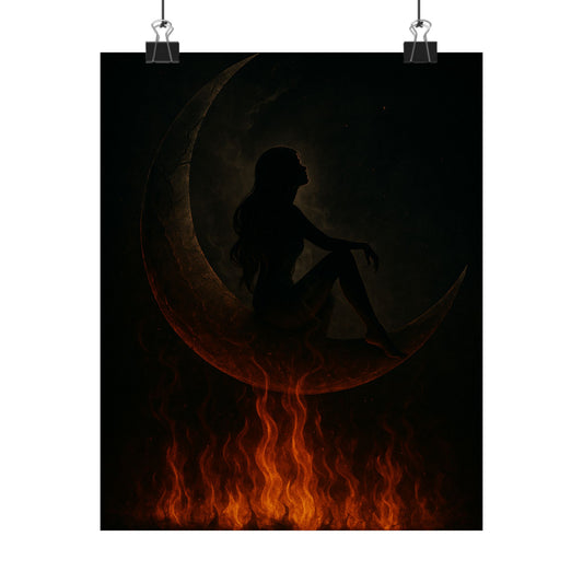 Mystical Moon Poster